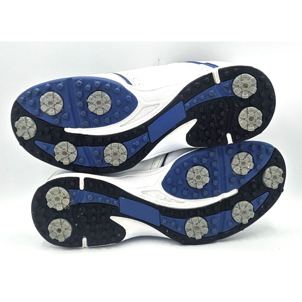 Tommy Armour Women's Golf Shoes White Blue Spikeless US 10 Leather Athletic - Picture 6 of 10
